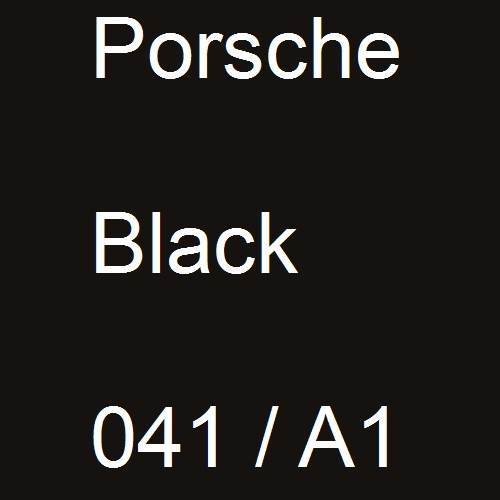 Porsche, Black, 041 / A1.